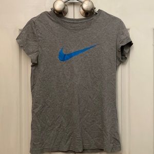Gray Nike shirt